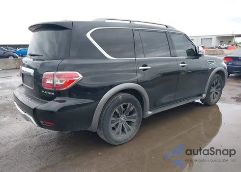 2017 Nissan Armada Platinum from USA, damaged, VIN JN8AY2ND1H9003702